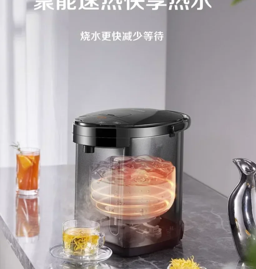 غلاية كهربائية 220 فولت، موزع مياه ساخن مع تحكم في درجة الحرارة، زر تشغيل واحد للمنزل DC