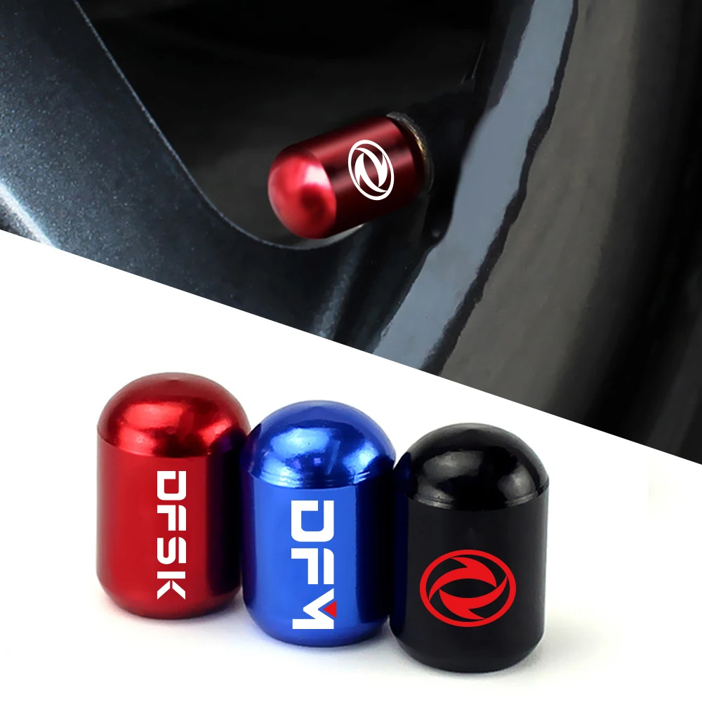 For Dongfeng DFSK glory 580 DFM s30 h30 corss t5l sx5 f507 ax7 Exterior Styling Accessories Car Aluminum Tire Valve Stem Cap