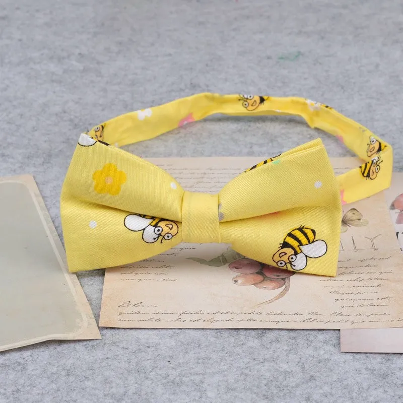 Marke Neue Männer Mode Retro Blume Drucken Bogen Krawatten Für Mann Casual Schule Jungen Katzen Muster Neck Tragen Bowtie Zubehör schmetterling – Detail 17