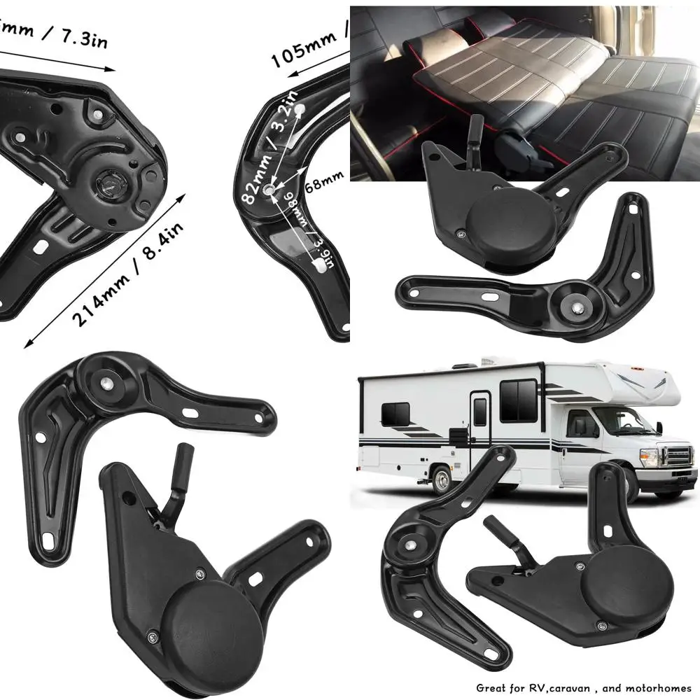 

Auto Seat Recliner Handle, Left Side Seat Adjuster Lever Handle, 30-180°Adjustable Seat Back Hinge Recliner, Seat Back Recliner