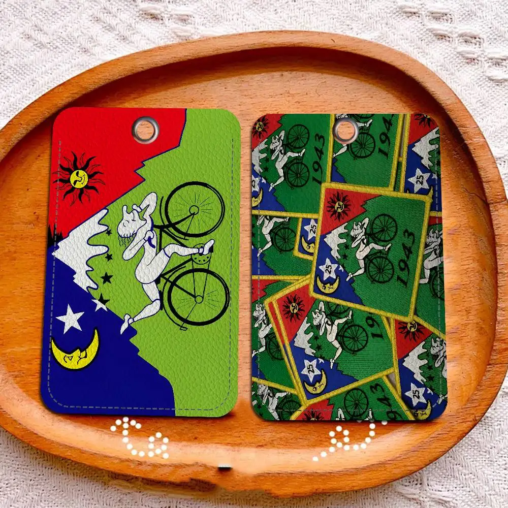 

Держатель для карт LSD 1943, Альберт Хофманн, подходит для банковской бизнес-работки, держатель для кредитных карт, держатель для бейджа, сумка, брелок