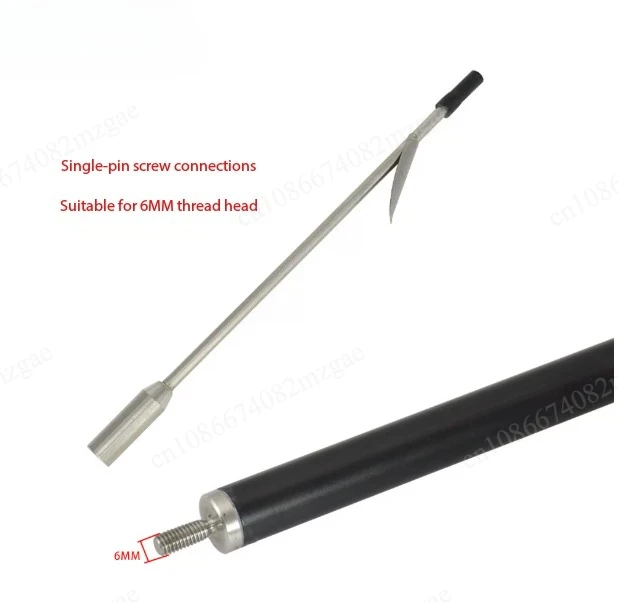 Catching the Sea Single Needle Large Barb Portable Fork Diving Fishing and Hunting Shooting Fish Fork 3 Aluminum Rod Spear
