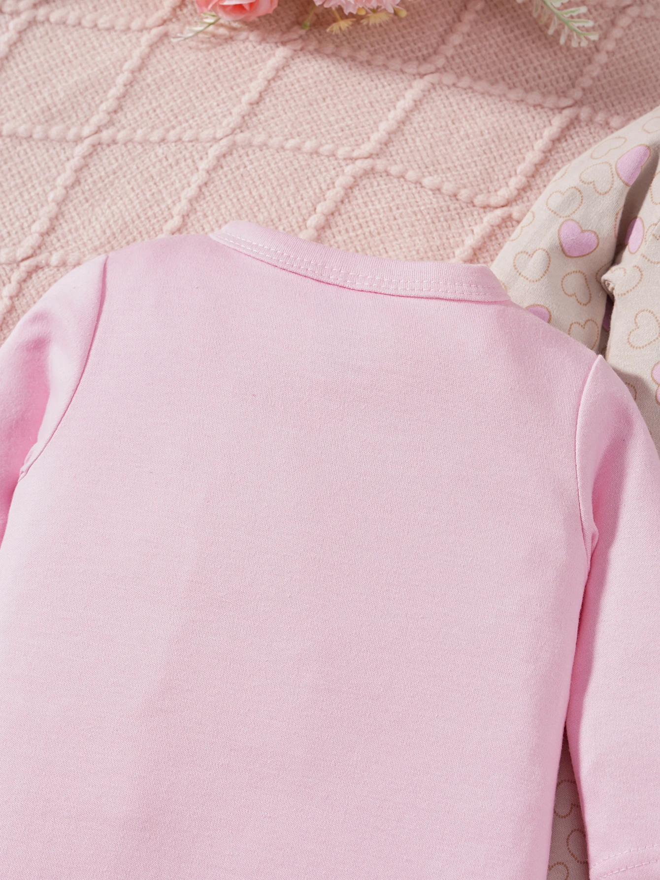 Two-Piece Long-Sleeved Comfortable Foot-Covering Jumpsuit, Suitable for Autumn and Winter 4