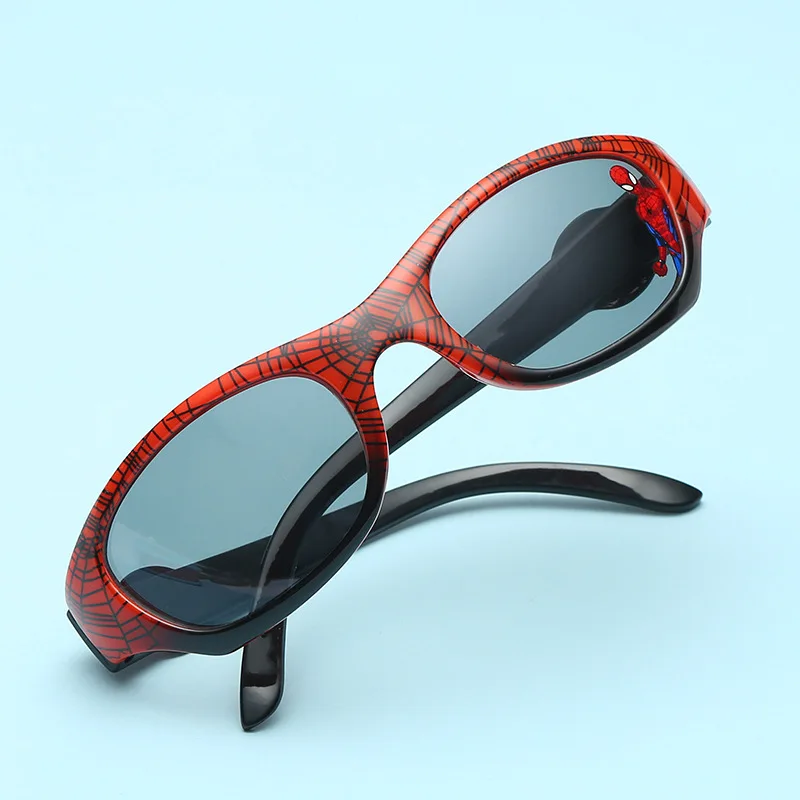 Generic Kids Spiderman Cartoon Sunglasses Uv400 Protection Web Pattern Cool Trendy Eyewear For Toddler Boys Outdoor Beach Travel view 2