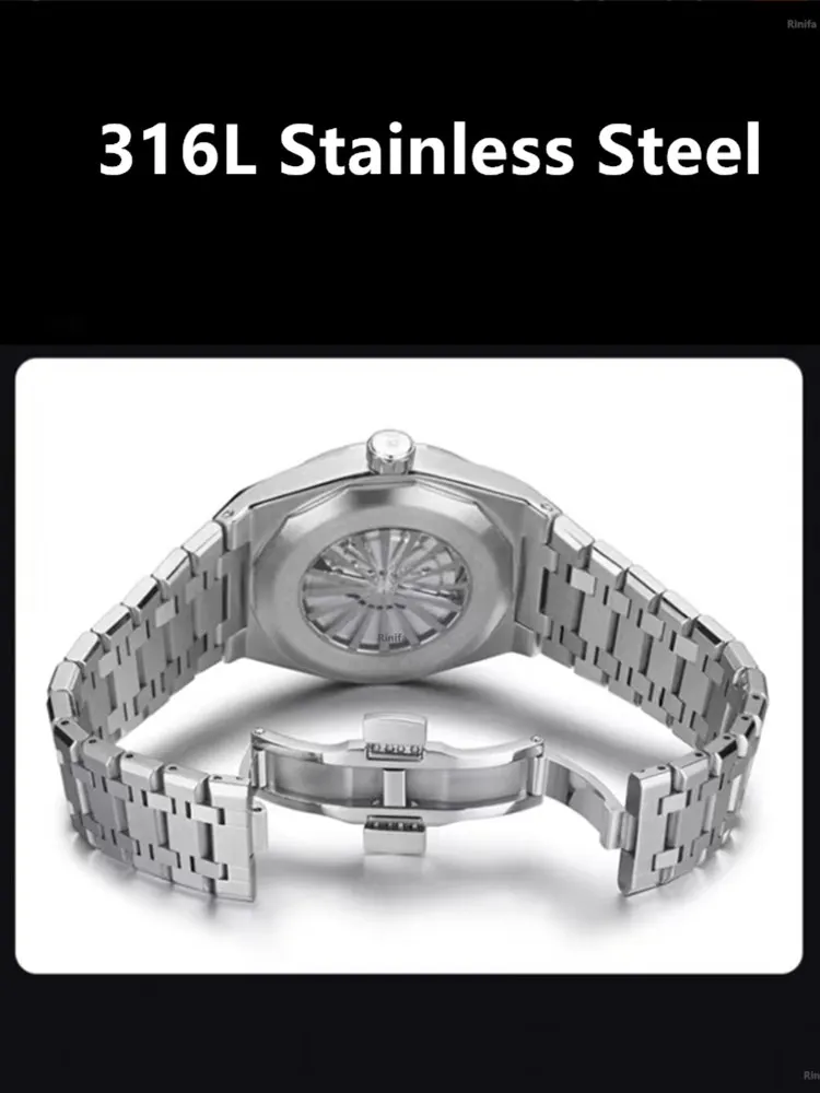 Svizzera Top Brand Luxury I & W orologio da polso meccanico per uomo automatico luminoso impermeabile Reloj Hombre Sapphire Montre Homme