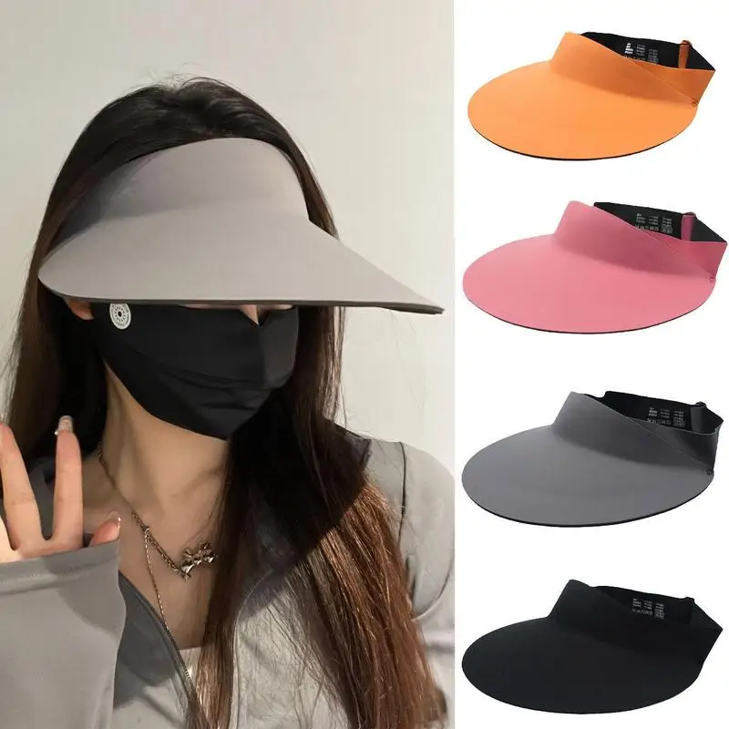 Sun Visor Hat Breathable Sport Wear Athletic Visor Sun UV Protection Beach Pool Golf Caps Hat For Women Men Outdoor Sports