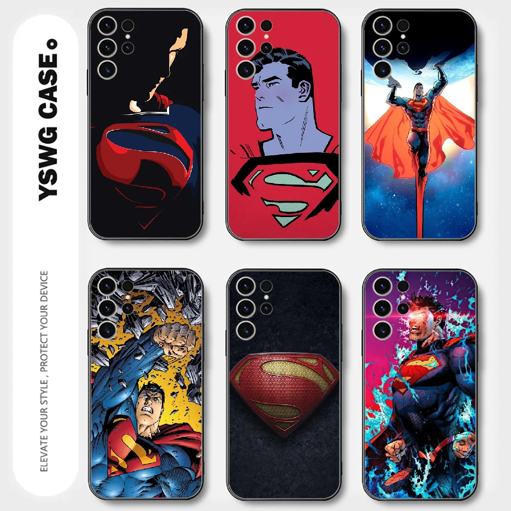 Clark Superman Phone Case For Samsung Galaxy A S 20 21 22 23 12 13 32 33 34 51 52 53 54 71 FE Ultra Plus Cover Silicone