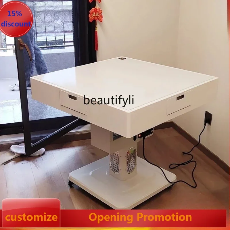 ss8350 84 small size mahjong machine folding automatic rotor roller coaster ultra-thin mahjong table small apartment silent