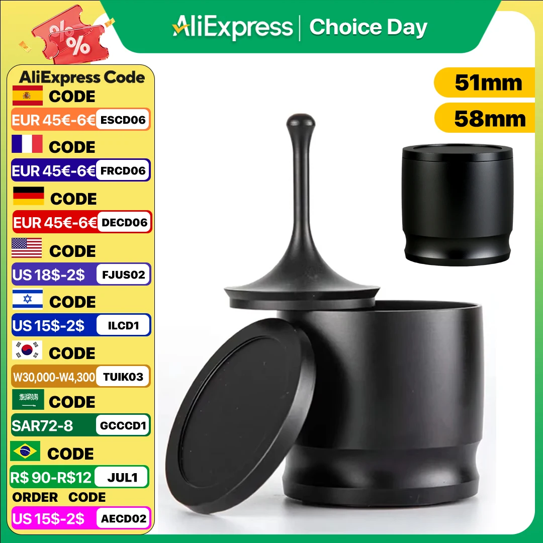 Coffee Dosing Cup, 51mm,58mm,Aluminum Alloy Espresso Dosing Funnel, Brewing Bowl, Portafilter Dosing Ring, Coffee Accessories