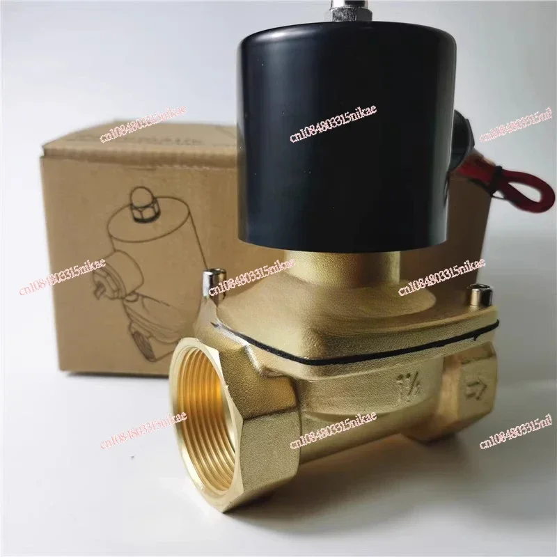 

Двухходовой электромагнитный клапан трубопровода DN40, электромагнитный клапан с полушелковой пряжкой в одном дюйм и полушелковой пряжкой 2W400-40 Водяной электромагнитный клапан