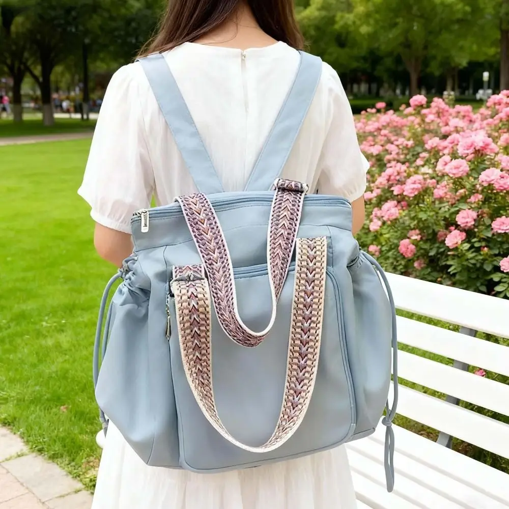 

New Essential Travel Organized Bag 15 Smart Pockets Adjustable Straps Tote Bag Multifunctional 4 Way Convertible Backpack Women