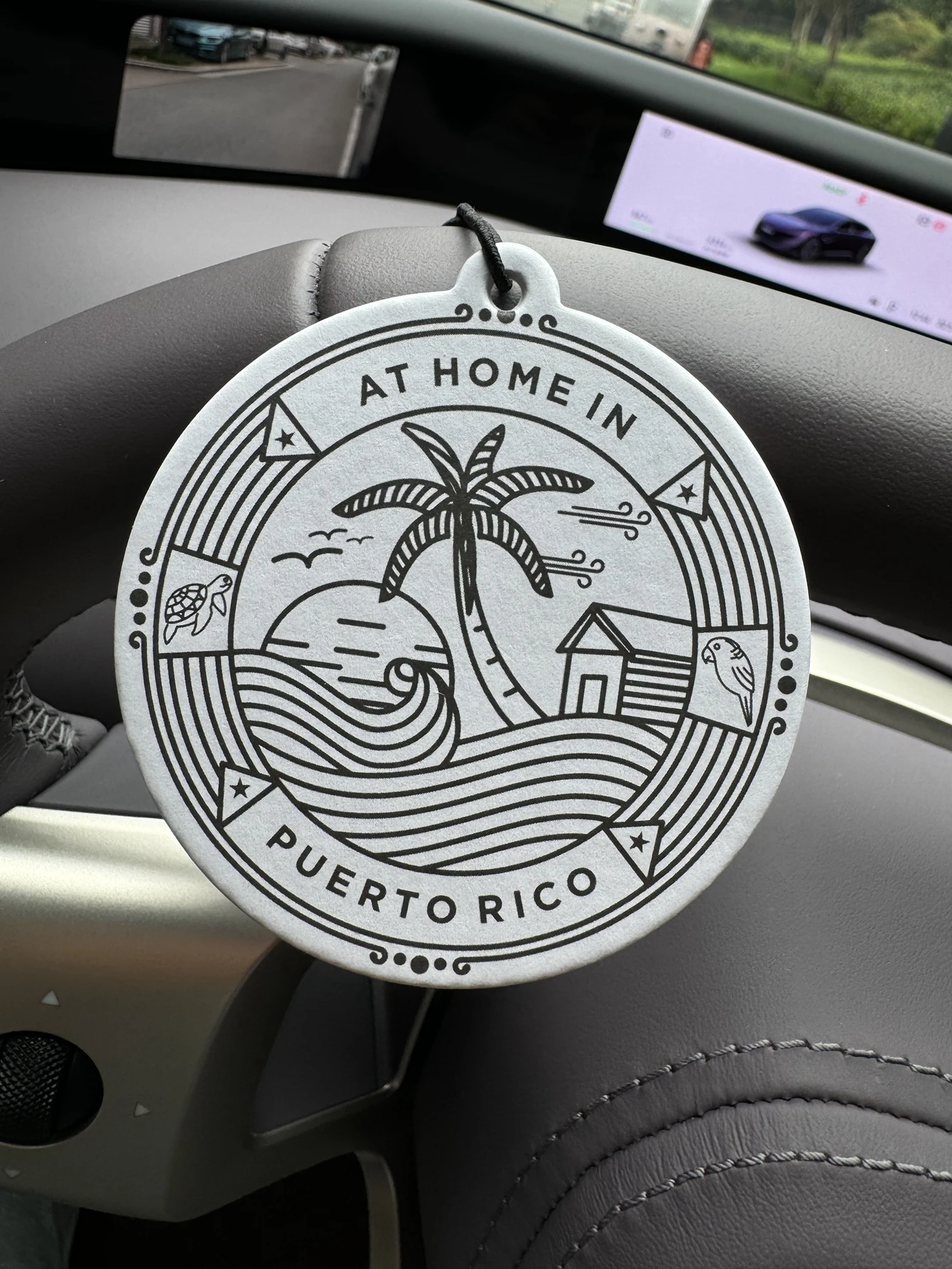 Puerto Rico Beach Logo Intercontinental Hotel (Hotel Scent) Car Air Freshener |   Rearview Mirror Hanger & Dual-Purpose Air Vent Clip |   Natural Material Aromatherapy Tablets |   Long-Lasting Fragrance for 90 Days |   Alcohol-Free |   Not Afraid of Direct Exposure to the Sun |   Designed Specifically for Odor Removal in Cars, Closets, and Bathrooms. |   Cartoon Animation Graphics |   Unisex |   Luxury-Grade Fragrance |   Same as Five-Star Hotels