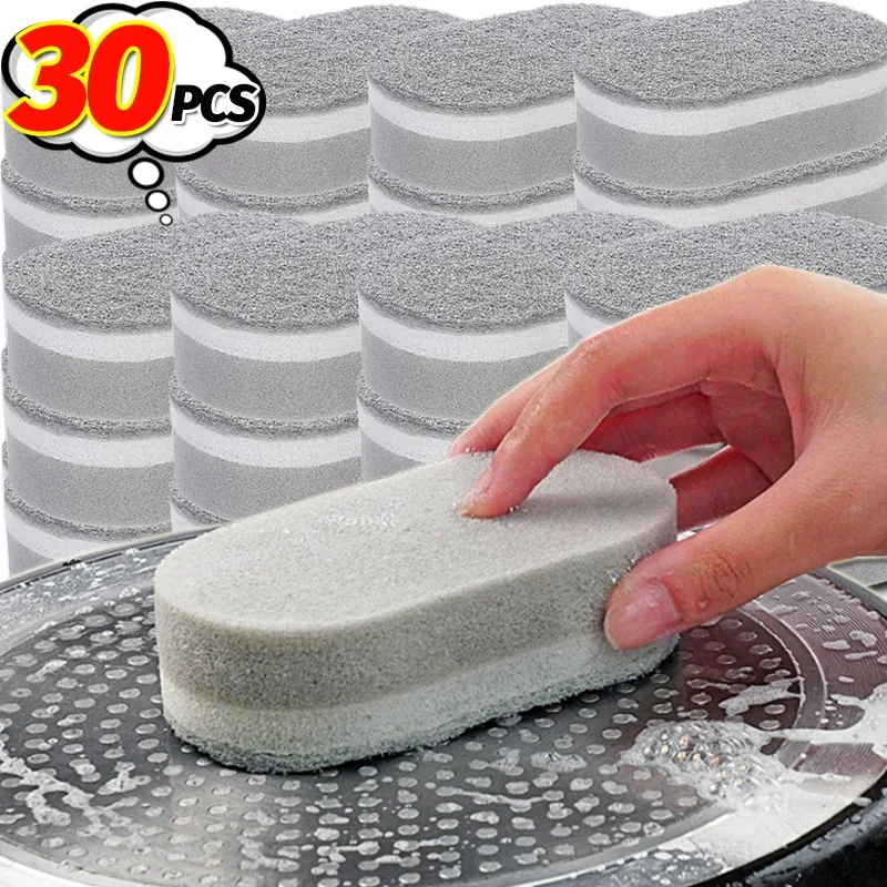 1/30PCS Strong Cleaning Sponges Magic Three Layer Dishwashing Sponge Wipe Multifunctional Home Kitchen Dish Bowl Washing Tools