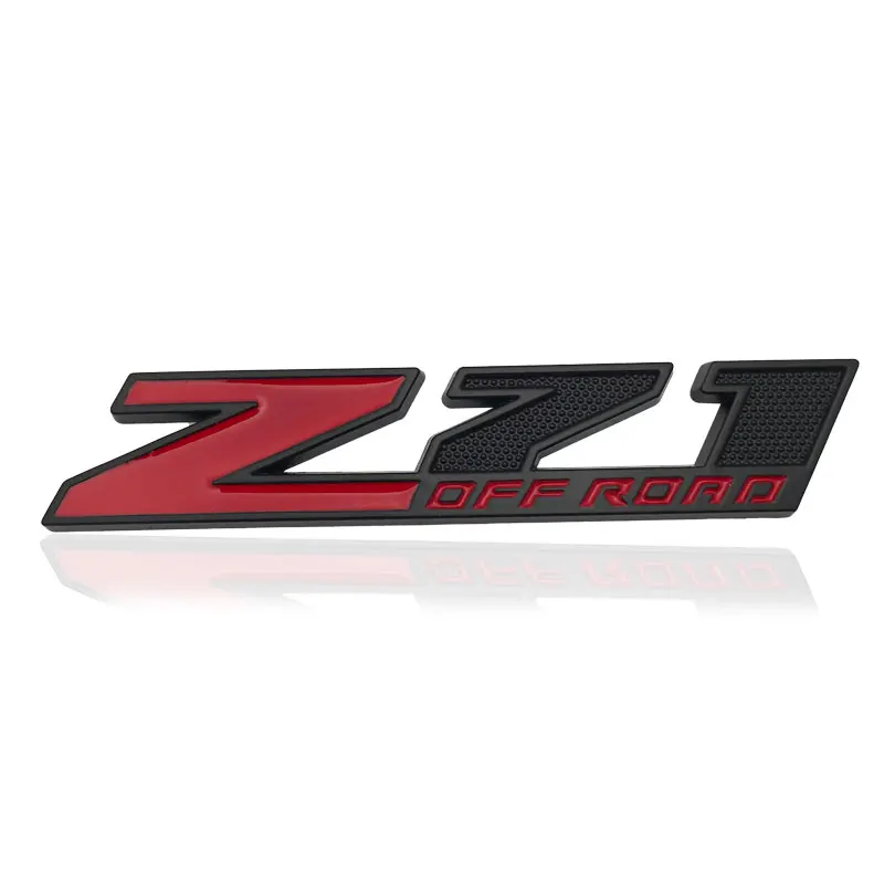 3D Metal Car Styling Z71 Offroad Logo Car Badge Grill Emblem for Silverado Suburban Tahoe 4X4 Auto Accessories