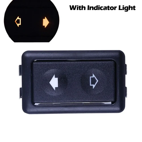 Imagen 1 del producto Cubierta Universal de botón de interruptor de ventana eléctrica de coche, 6 pines, 12-24v, controlador de potencia automático, interruptor de palanca, piezas de repuesto para automóvil