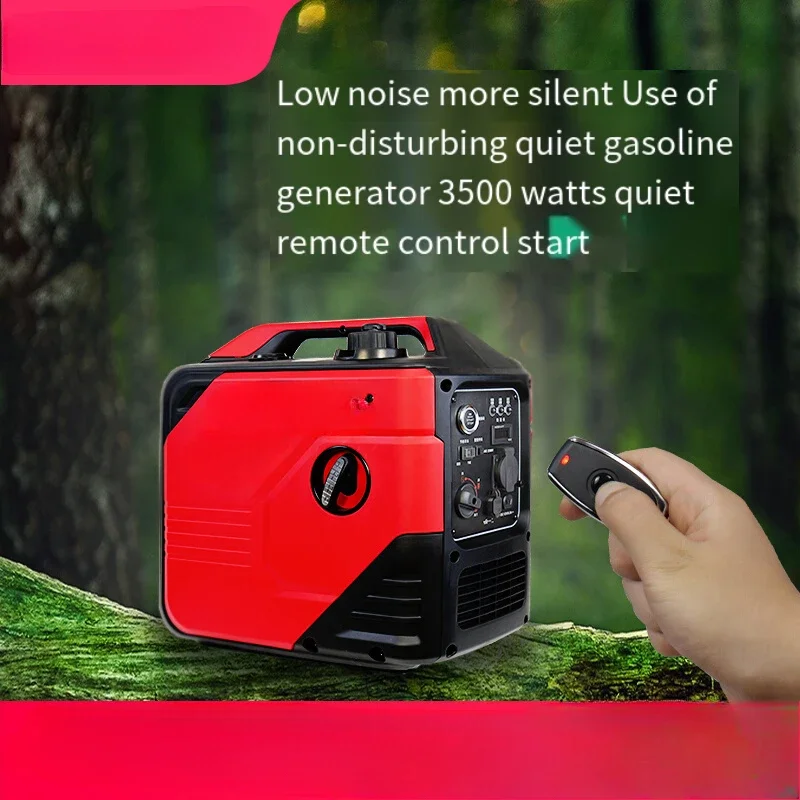 Bass gasoline generator 220V small household single-phase mini portable portable outdoor home digital frequency conversion