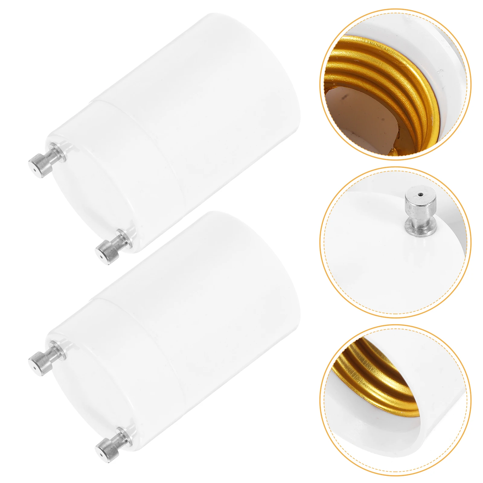 

Gu24 to E27 Lamp Adapter Light Bulb Socket Converter for LED Bulbs Universal Lamp Holder Adaptor Light Socket Extender for Home