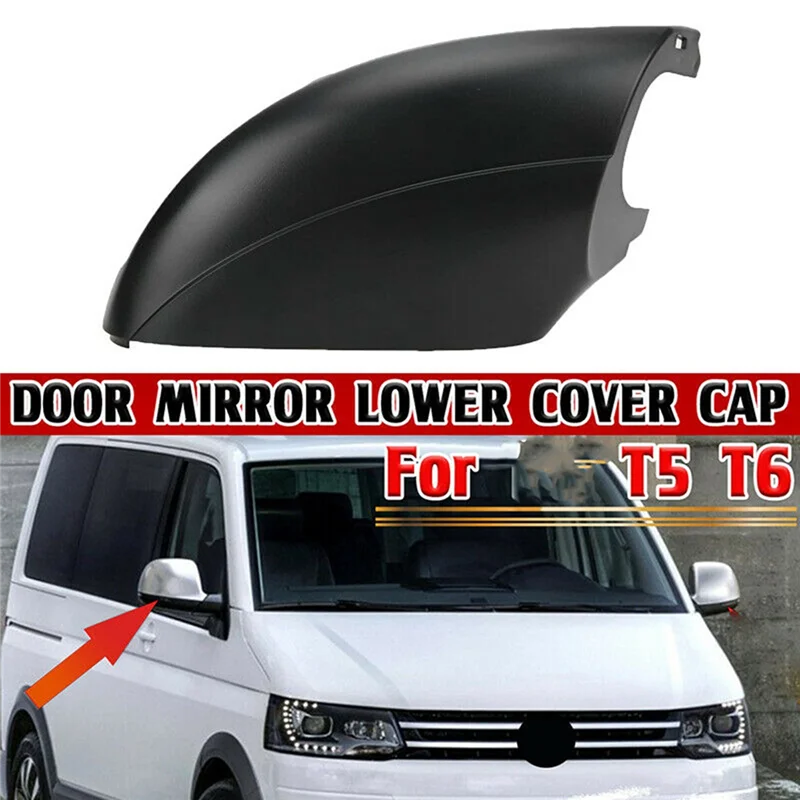 Cubierta inferior del espejo retrovisor lateral del coche, accesorio para VW T6 Amarok 2013 T5 Facelift 2010-2015 derecha