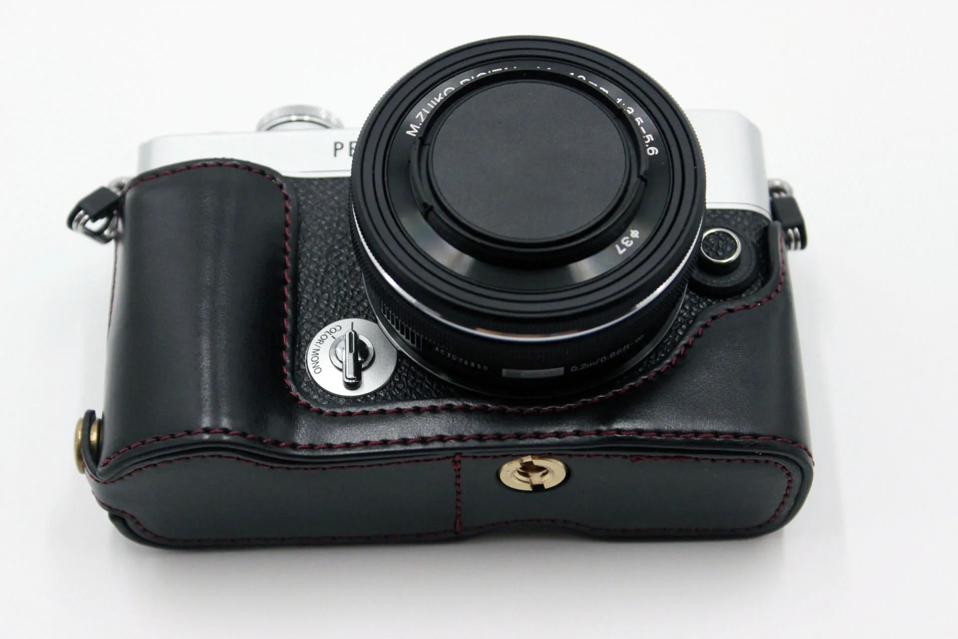 本革製リアプロテクションギア,欧州連合E-P7 ep7カメラ用ハーフケース