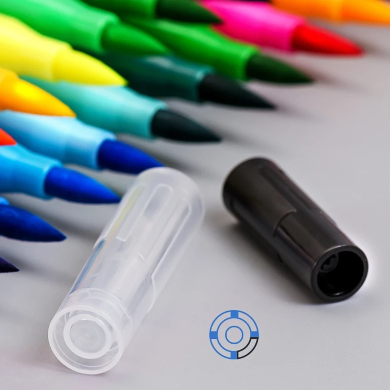 Creative Watercolor Brush Pens Needle Tip Painting Pen Multi-colors Combination Painting Markers for DIY Design Drawing