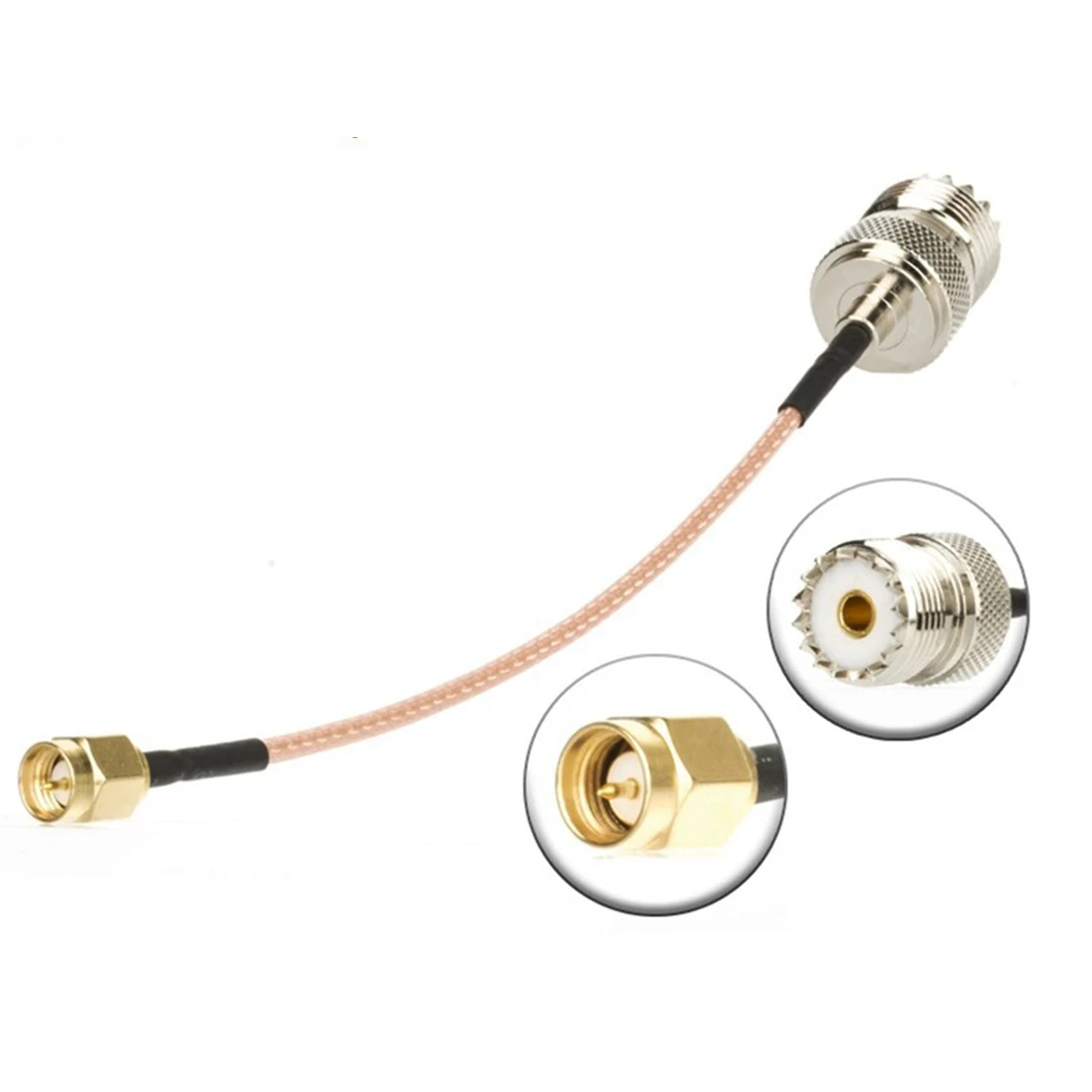 

Wireless Modem Cable, SMA Male Plug to UHF Female Jack RG316, 15cm, 6Inch, Wholesale, Fast Shipping, New