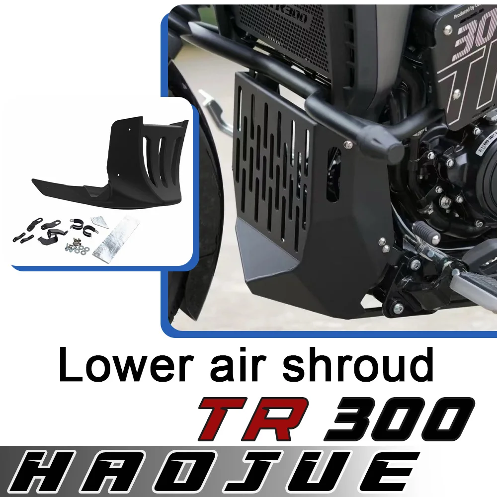 

For HAOJUE TR300 aluminum alloy all-inclusive lower air deflector, engine, lower guard plate, chassis for haojue tr300