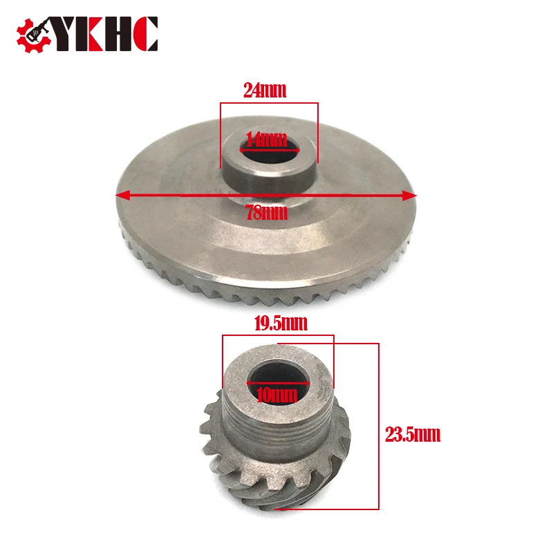 Angle Grinder 3Hole Bevel Gear Crown Gear Replace For Bosch GWS20-180 GWS 20-180 GWS 23-180 24-180 25-180 S 18-180 Accessories