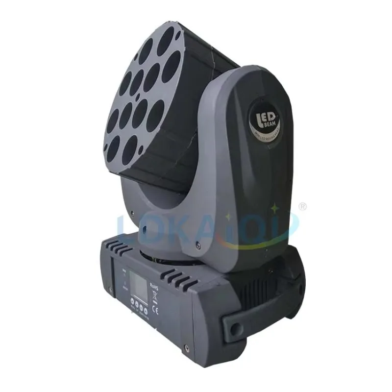 Stage Event Dj Led Lighting 12 X 10w Led RGBW 4in1 Beam Wash Moving Head Light