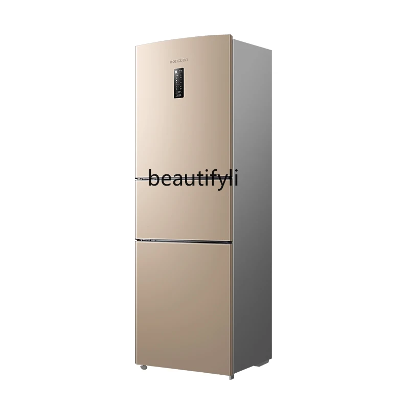 

BCD-221WD16NY three-door refrigerator, household silent air cooling, energy saving and frost-free