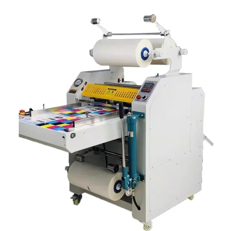 2025 Laminating Machine Automatic Hydraulic Hot and Cold Mounting Speed Self-adhesive Peritoneal Machine