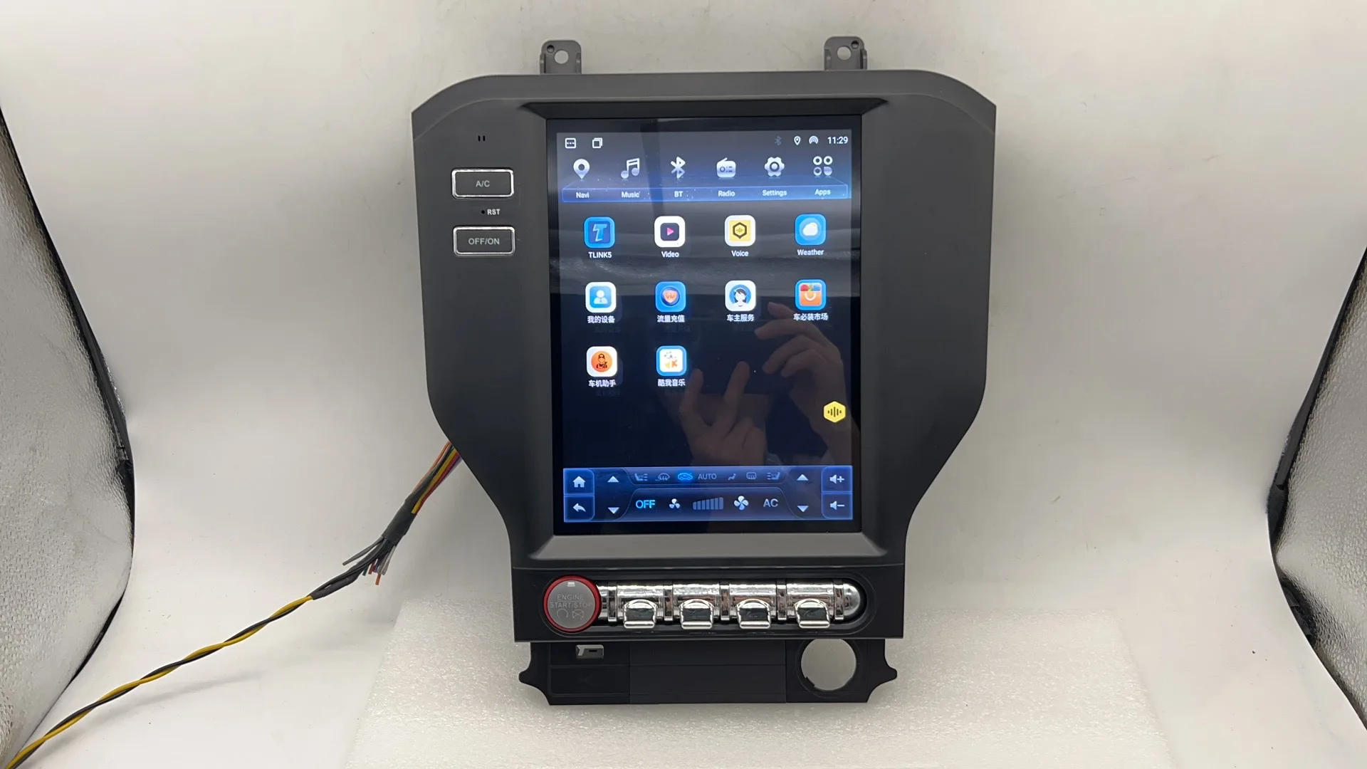 Android 13 Car Multimedia Player For Ford Mustang 2015 2016 2017 Radio Tesla Style Auto Stereo Head Unit GPS Navi Carplay DVD