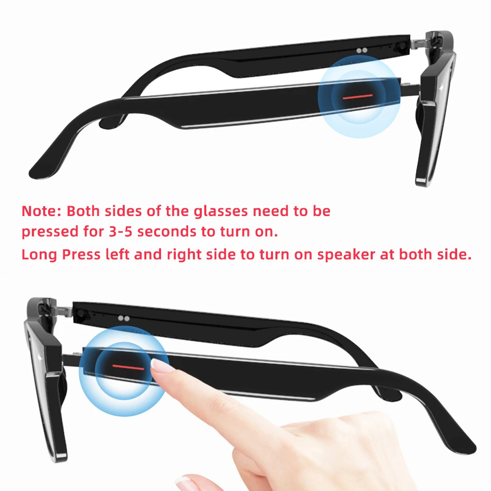 E13 AI Translate Smart Sunglasses Wireless Hands-Free Call Music  Smart Sport BT Sunglasses OutdoorAI Smart Glasses view 5