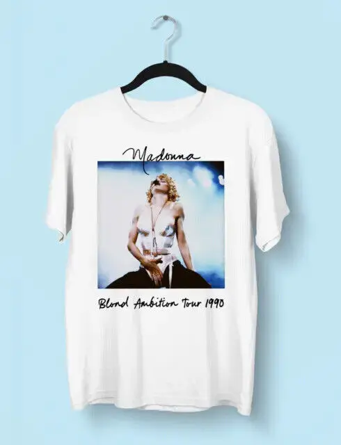 NEW Madonna Tour 1990 Short Sleeve Cotton Gift For Fan All Size Unisex T-Shirt