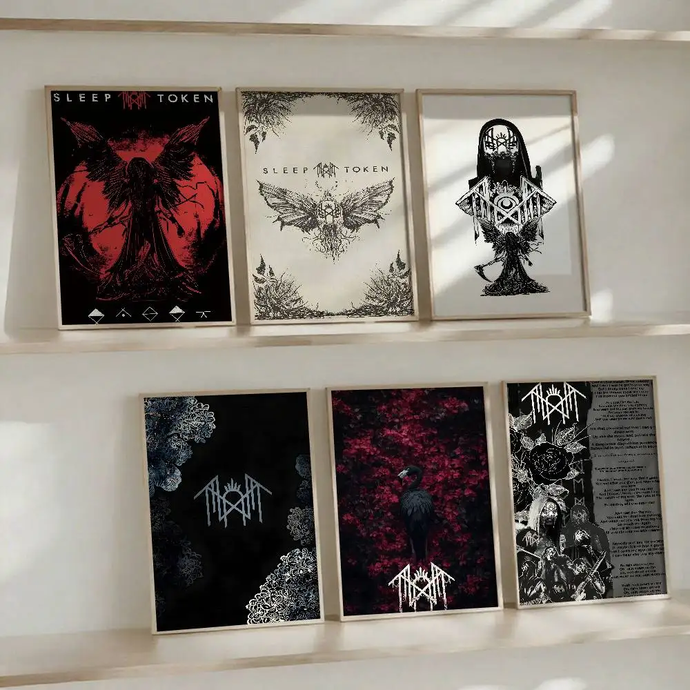 Sleep Band T-Tokens Posters High Quality Self-adhesive Wall Art Decorations Color Prints Sticky