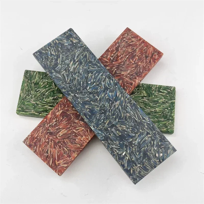 Resin Husk Composite Board DIY Knife Handle Material Engraving Blank Sheet for Craft Making