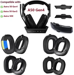 Ear pads for Logitech Astro A50 Gen4 Gen5 A50X Gaming Headphones Replacement A50 4th 5th Gen Earmuffs Ear pillows headband pads