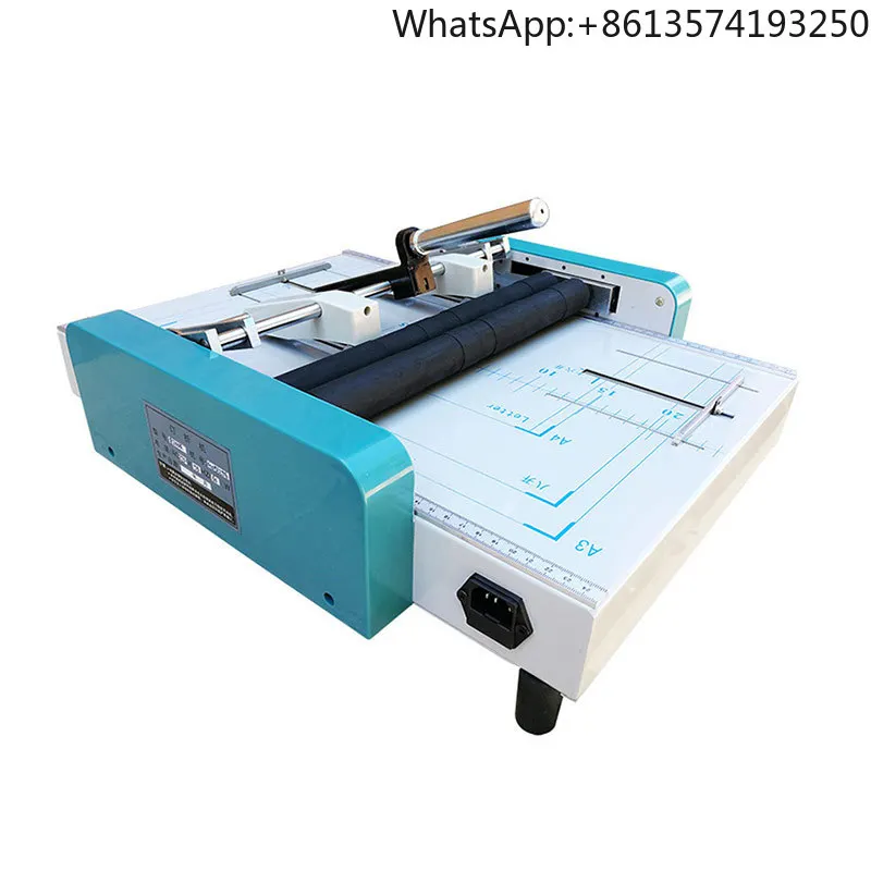 A3 Large Format All-in-One Book Folding Binding Machine Electric Stapler with Stapling and Folding Features for Office Use
