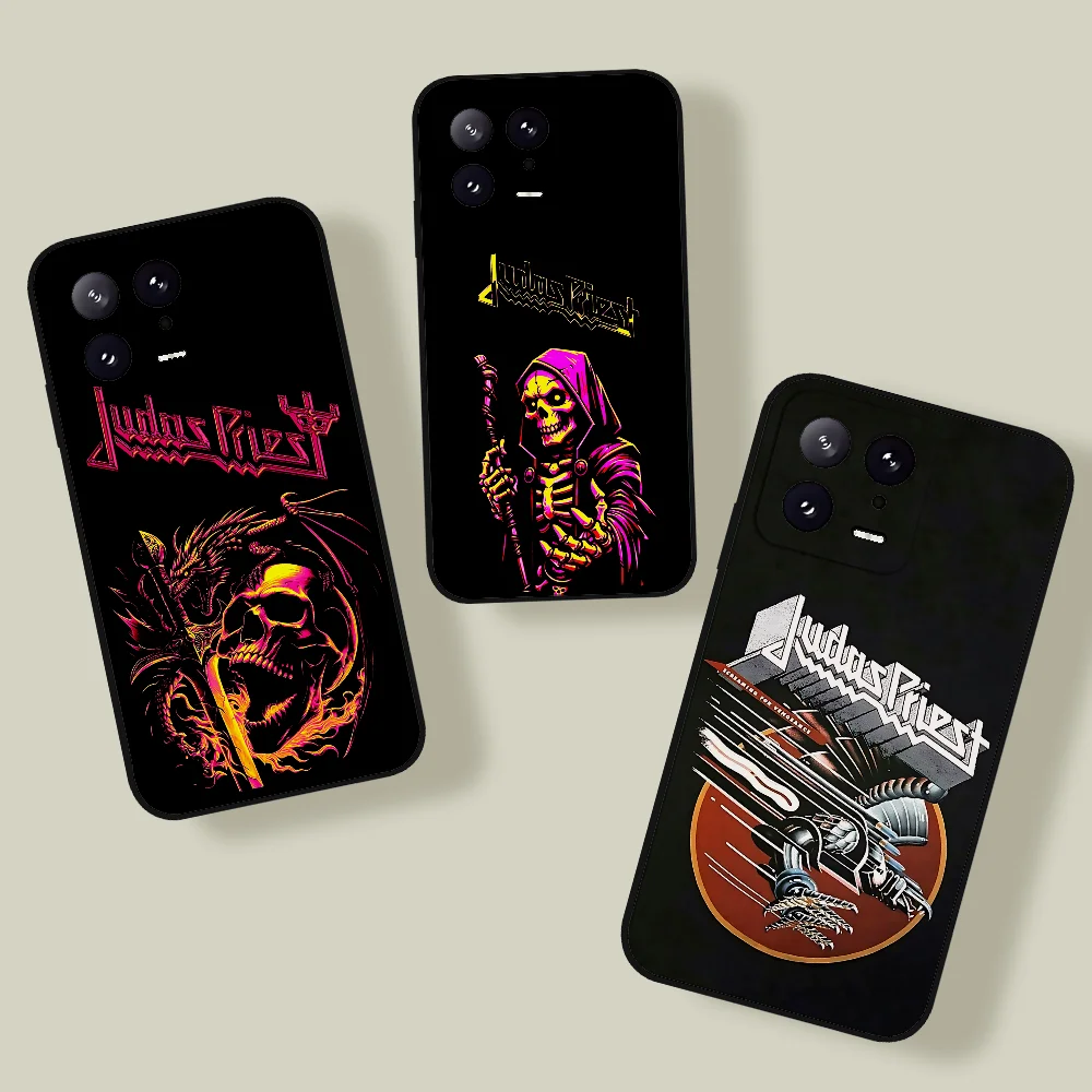 

Rock Band J-Judas P-Priest Phone Case For Xiaomi 11 12 Redmi Note 11 5G 8T 9A 9 10T Note8Pro Note9 12SUltra Black Case