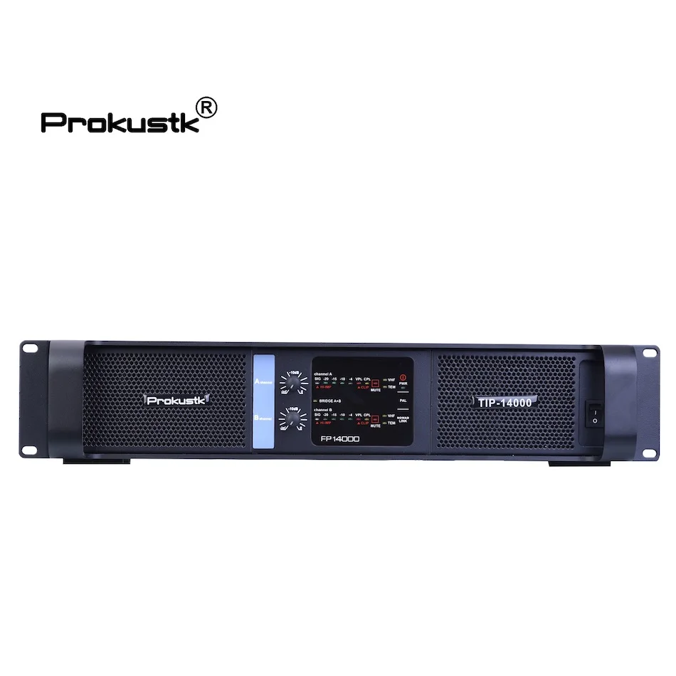 2CH 2*2350 Watts Class TD 14000 Professional Power Amplifier DJ Subwoofer for Double 18inch speaker Poweramp Prokustk TIP14000