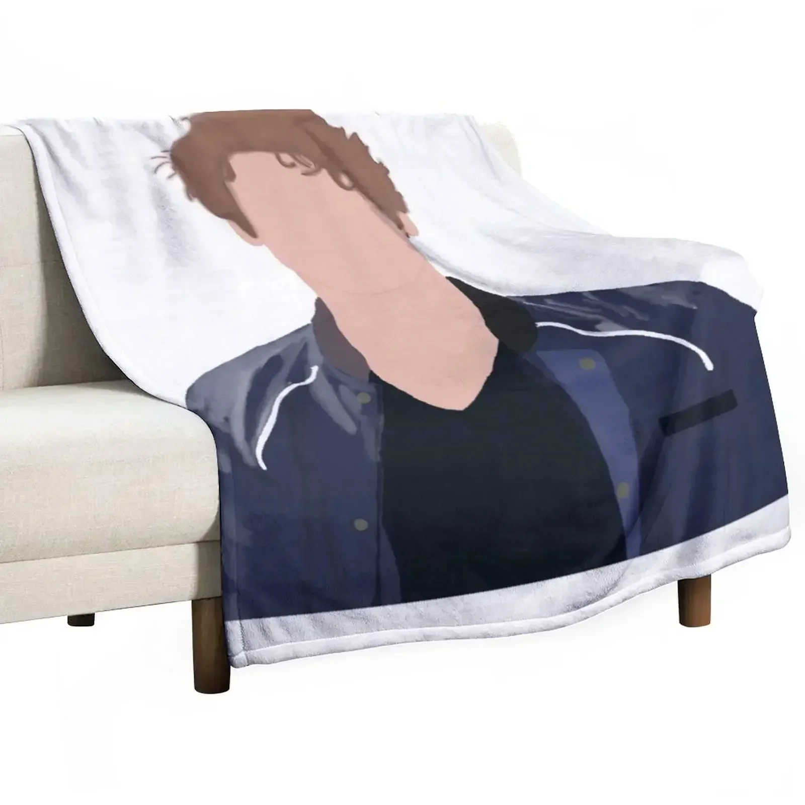 Jesse St. James Throw Blanket Shaggy Furry Soft Blanket for Bedroom Living Room