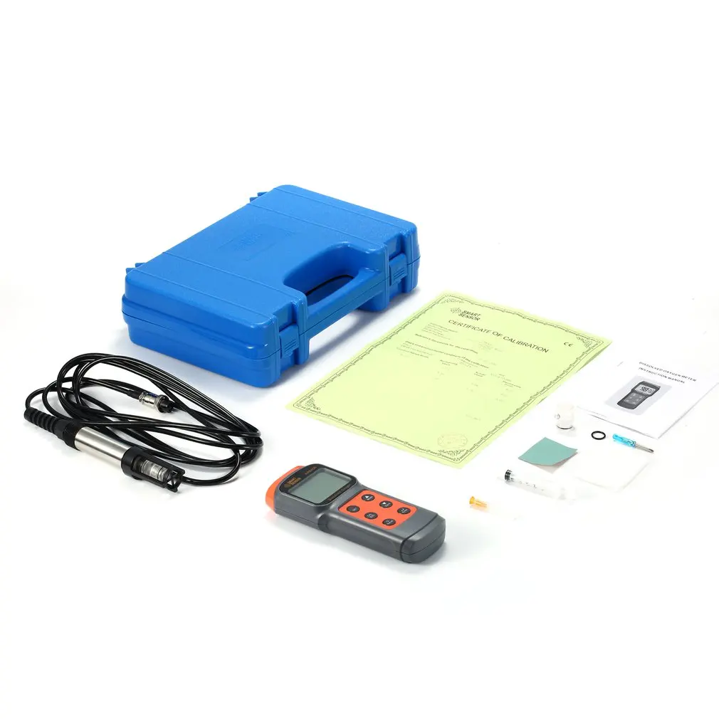 Sensor inteligente digital dissolvido oxigênio detector medidor portátil fazer tester qualidade da água tester dissolvido oxigênio analisador atacado