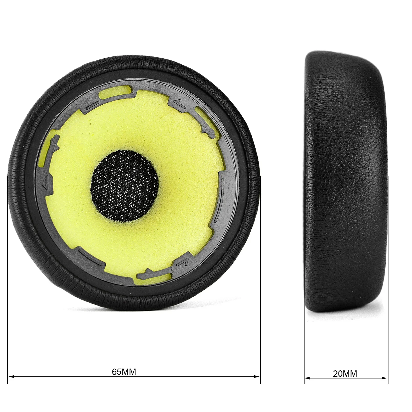 Almohadillas de espuma para auriculares Jabra Evolve 75 75+/75 UC/75MS, almohadillas para auriculares de juego, fundas para auriculares, orejeras