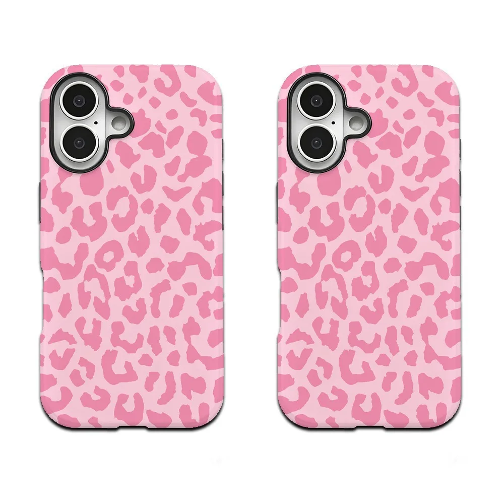 Pink lipstick printed film magnetic suction 2-in-1 mobile phone case foriPhone 17/16/16ProMax/15/14/13/12ProMax/11/11Pro