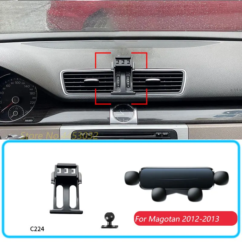 

Автомобильный держатель телефона для Volkswagen Passat B7 B6 R36 2006-2015, гравитационная подставка, горизонтальный мобильный кронштейн, аксессуары с основанием