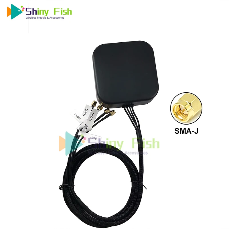 Quectel QTMY0159ST 5G Antenna Four in One Multi-band High Gain Antenna Paste Type With 2m Cable SMA Male