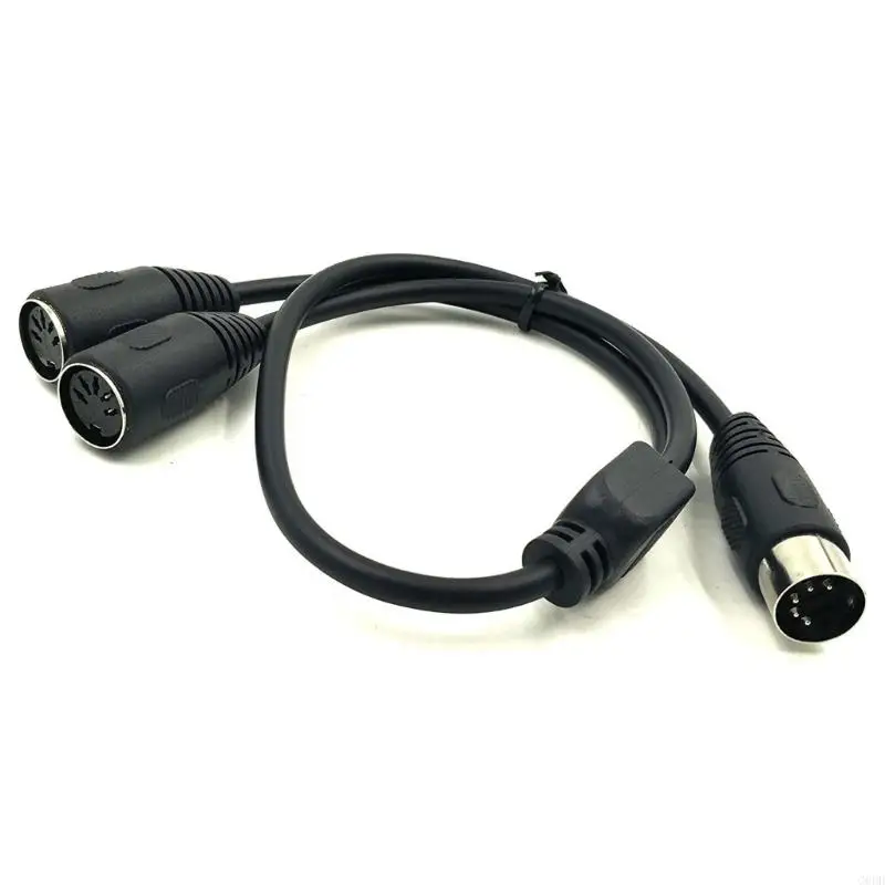 G6DD Male to Double Female Socket Y Splitter Converter Cable 50cm5pin Extension Cord