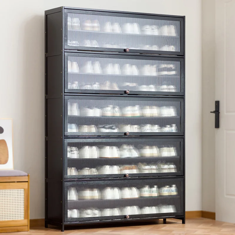 Shoe rack Multi-layer storage shelf Household simple door entry Balcony Indoor large-capacity dust-proof shoe cabinet Small