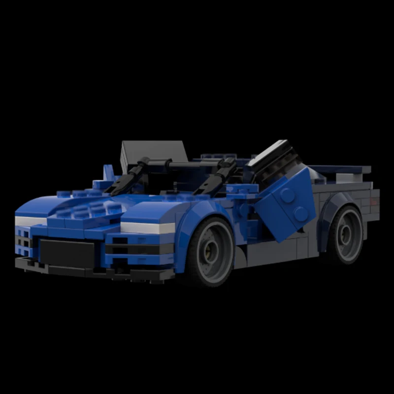 스피드 레이싱 카 모델 MOC 빌딩 블록 하이브리드 슈퍼 스포츠카 모듈형 기술 어린이 휴일 선물 조립 장난감 세트
