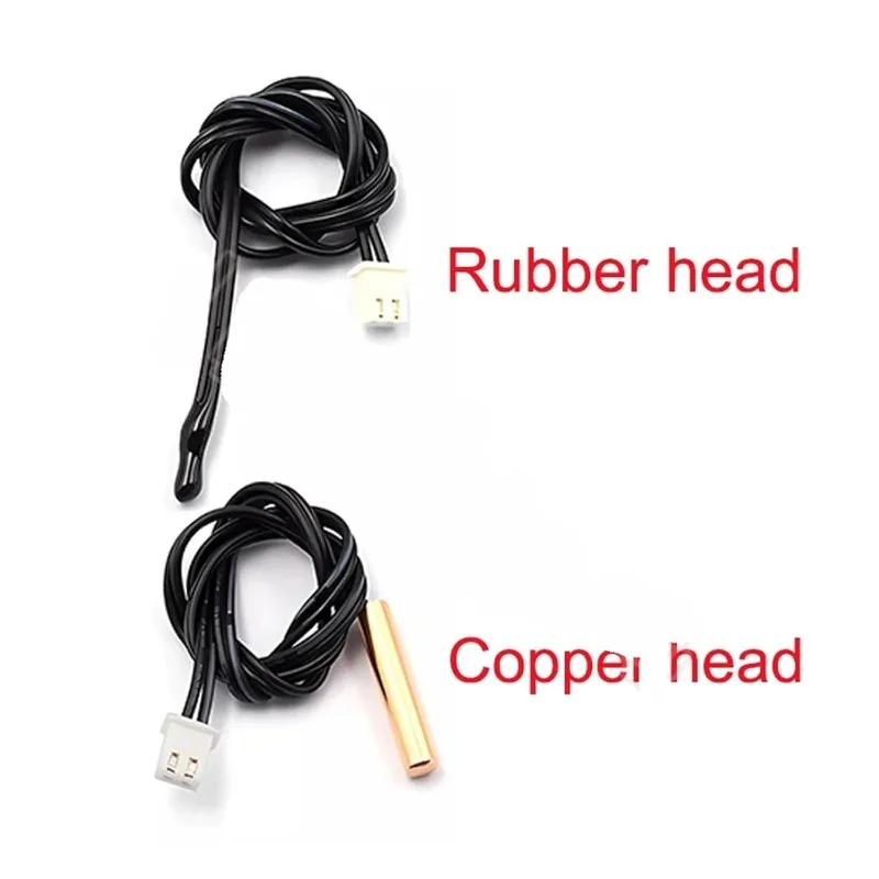 100PCS Universal Air Conditioning Temperature Sensor Rubber Copper Head 5k 10K 15k 20K 25K 50K NTC Temperature Sensor Thermistor