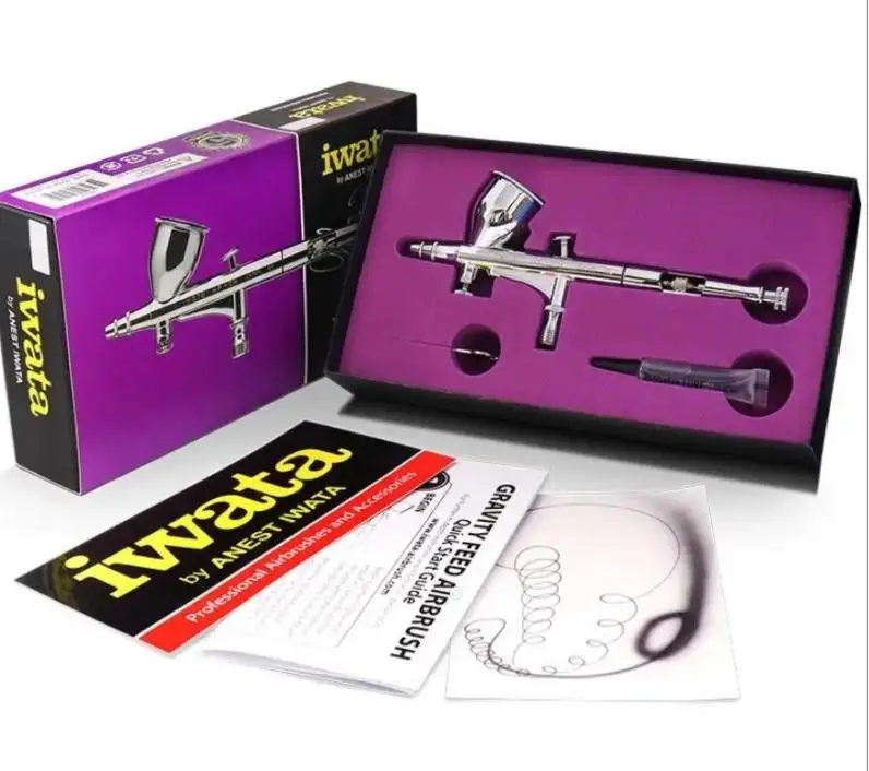 Anest Iwata Airbrush HP-CH H4100 10ml 0.3 mm 1/3 oz Spray Gun Set & Replacement Parts